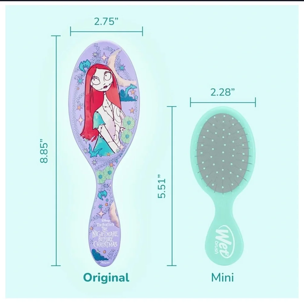 NIB Sally Hair Brush and Scrunchie Set The Nightmare Before Christmas